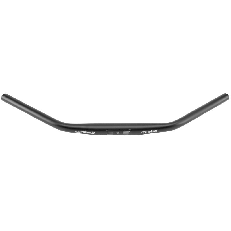 Guidon Ergotec ladytown ø31,8mm x 620 mm élévation 16 mm - noir sablé
