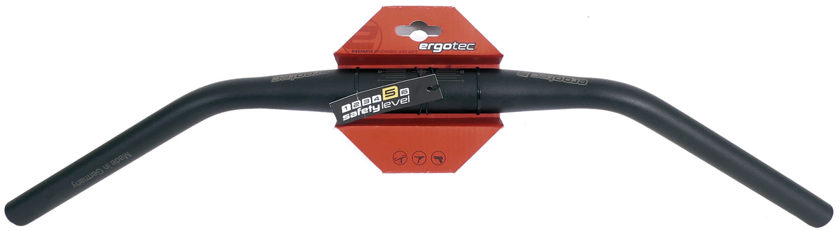 Guidon Ergotec ladytown ø31,8mm x 620 mm élévation 16 mm - noir sablé