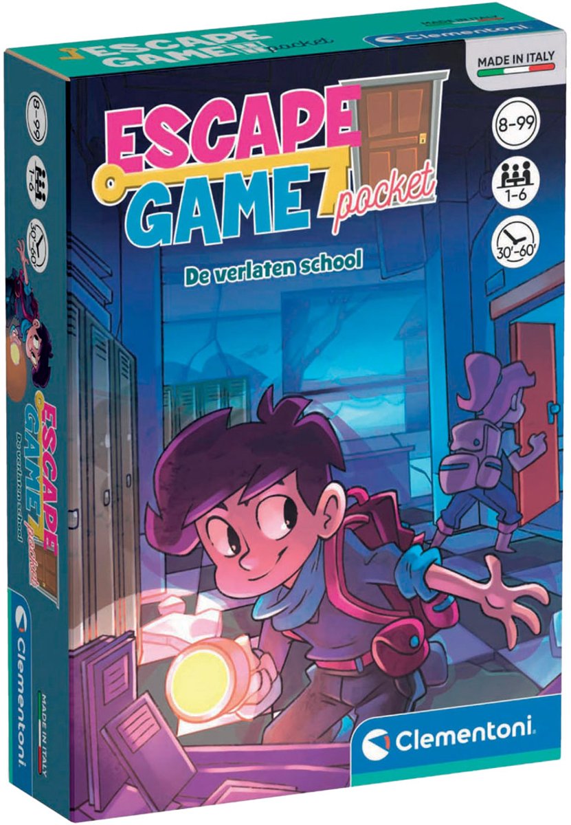 Clementoni pocket escape game - l'école abandonnée