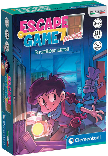 Clementoni pocket escape game - l'école abandonnée