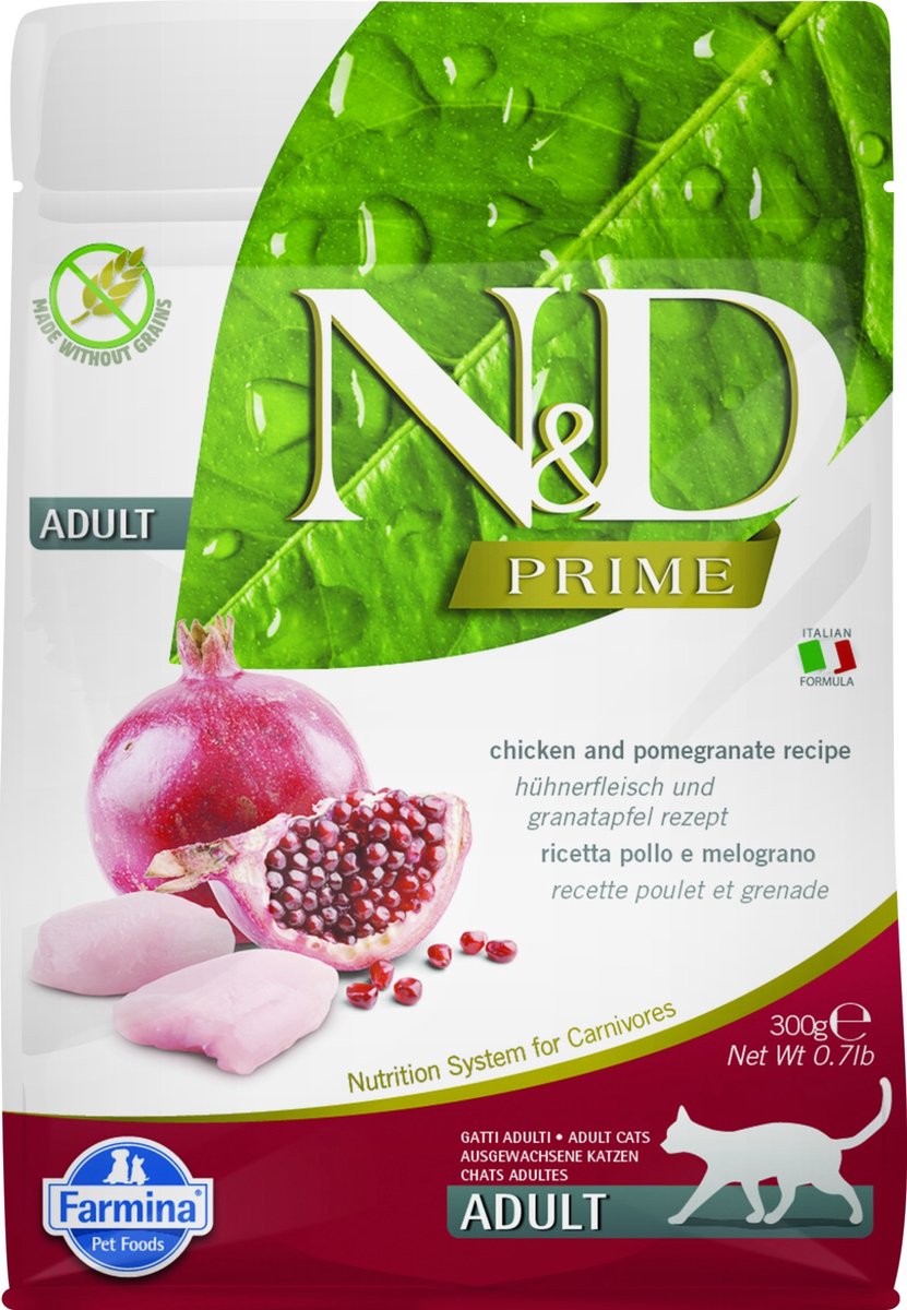 Farmina n d kat prime poulet grenade adulte 300 grammes