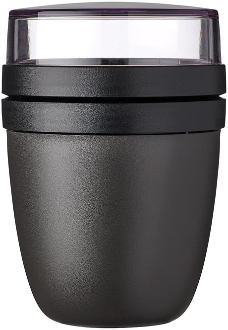 Mépal Lunchpot Ellipse - Nordic Black - 500 ml + 200 ml