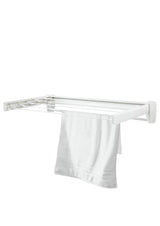 Etendoir mural Leifheit Telegant 36 Protect Plus - Longueur de séchage 3,6 m - Suspendu - Blanc