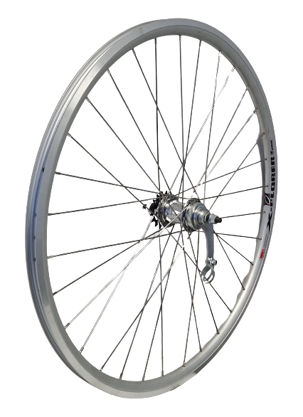 KGS rear wheel 28 inch (622) Alu rim silver Velamos Remnaaf