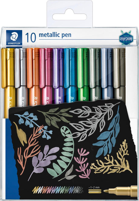 Stylo métallique Staedtler - set de 10 pièces design Journey - 8323 tb10