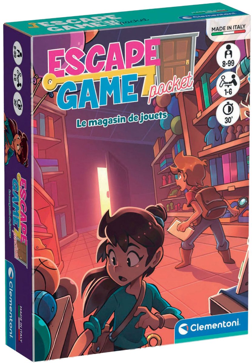 Clementoni escape game pocket le magasin de jouets