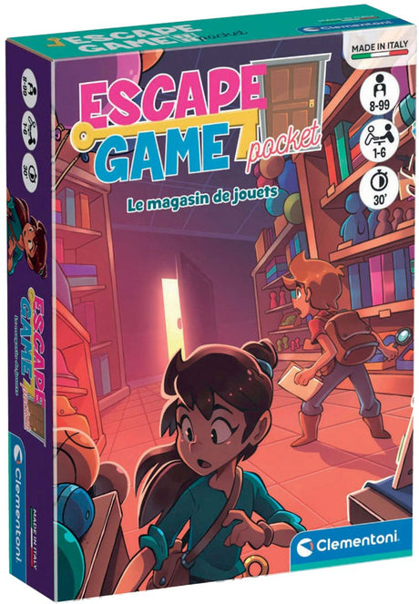 Clementoni escape game pocket le magasin de jouets