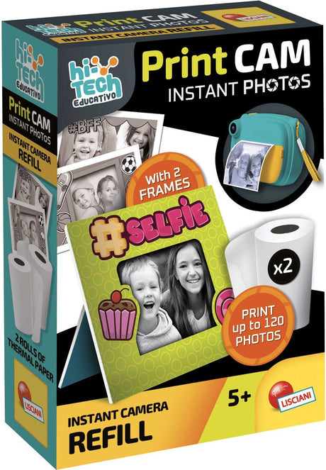 Lisciani print cam hi-tech recharge présentoir 12