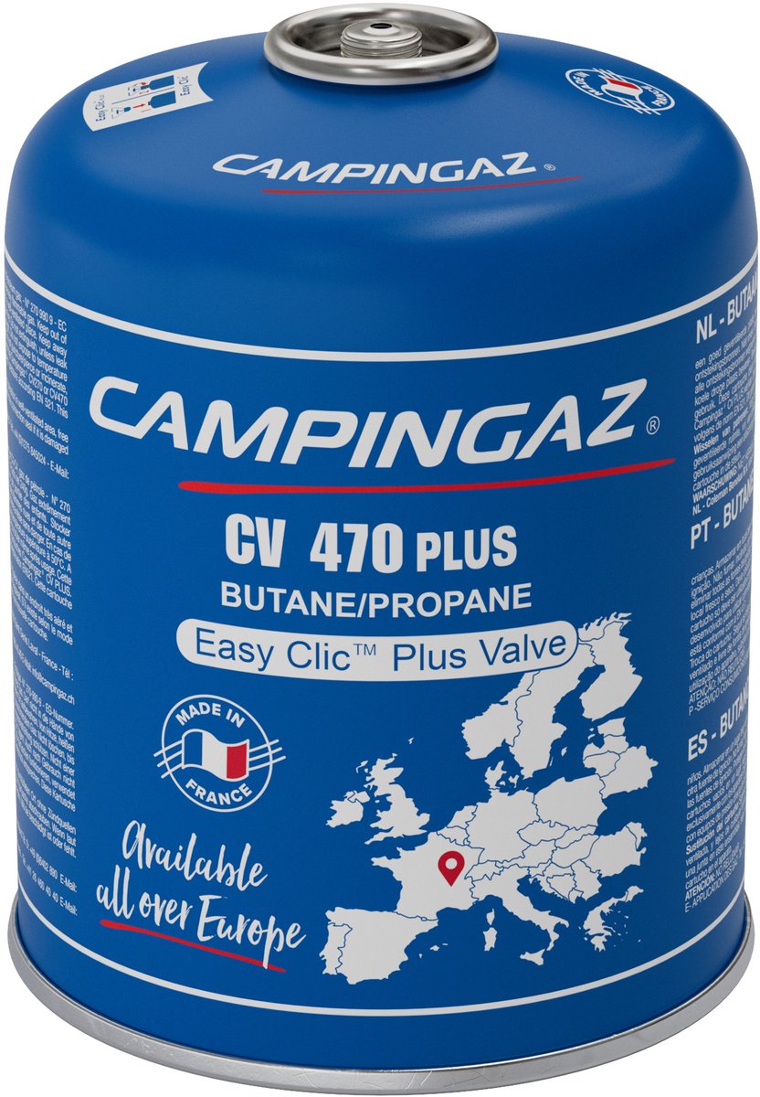 Cartouche Campingaz cv470 plus - système click - 450 grammes butane propane - gaz