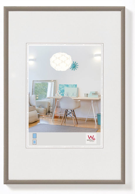 Walther new lifestyle - cadre en plastique - format photo 20x30 cm - acier