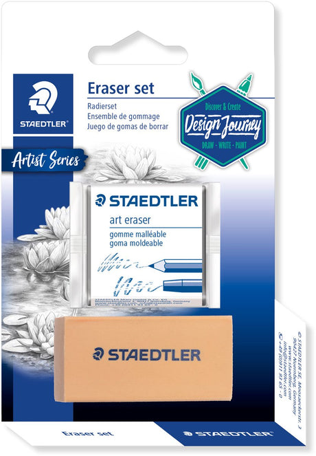 Staedtler gomme design voyage ensemble de 2 pièces