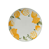 Decoris assiette plate porcelaine ø26,5cm citron
