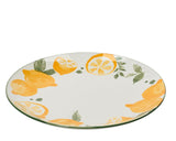 Decoris assiette plate porcelaine ø26,5cm citron