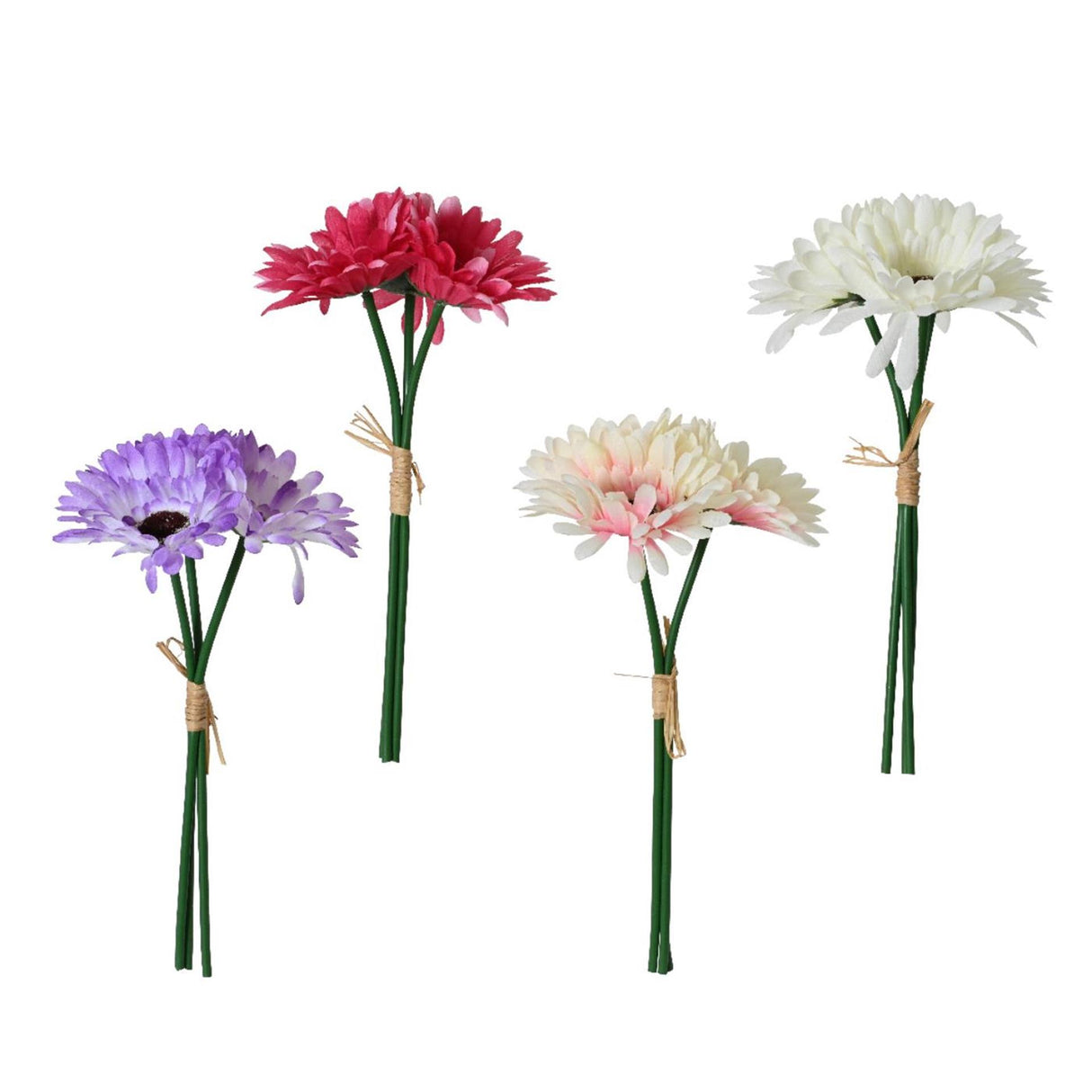 Decoris marguerite bouquet de 3 tiges 26cm