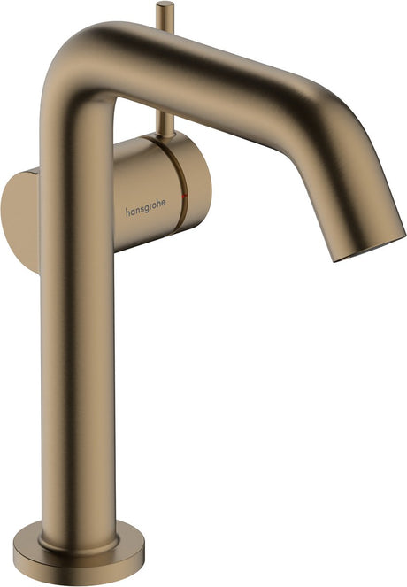 Hansgrohe tecturis s - robinet de lavabo - commande à levier unique - démarrage à froid, économie d'énergie - sans vidage - taille 150 mm - bronze brossé