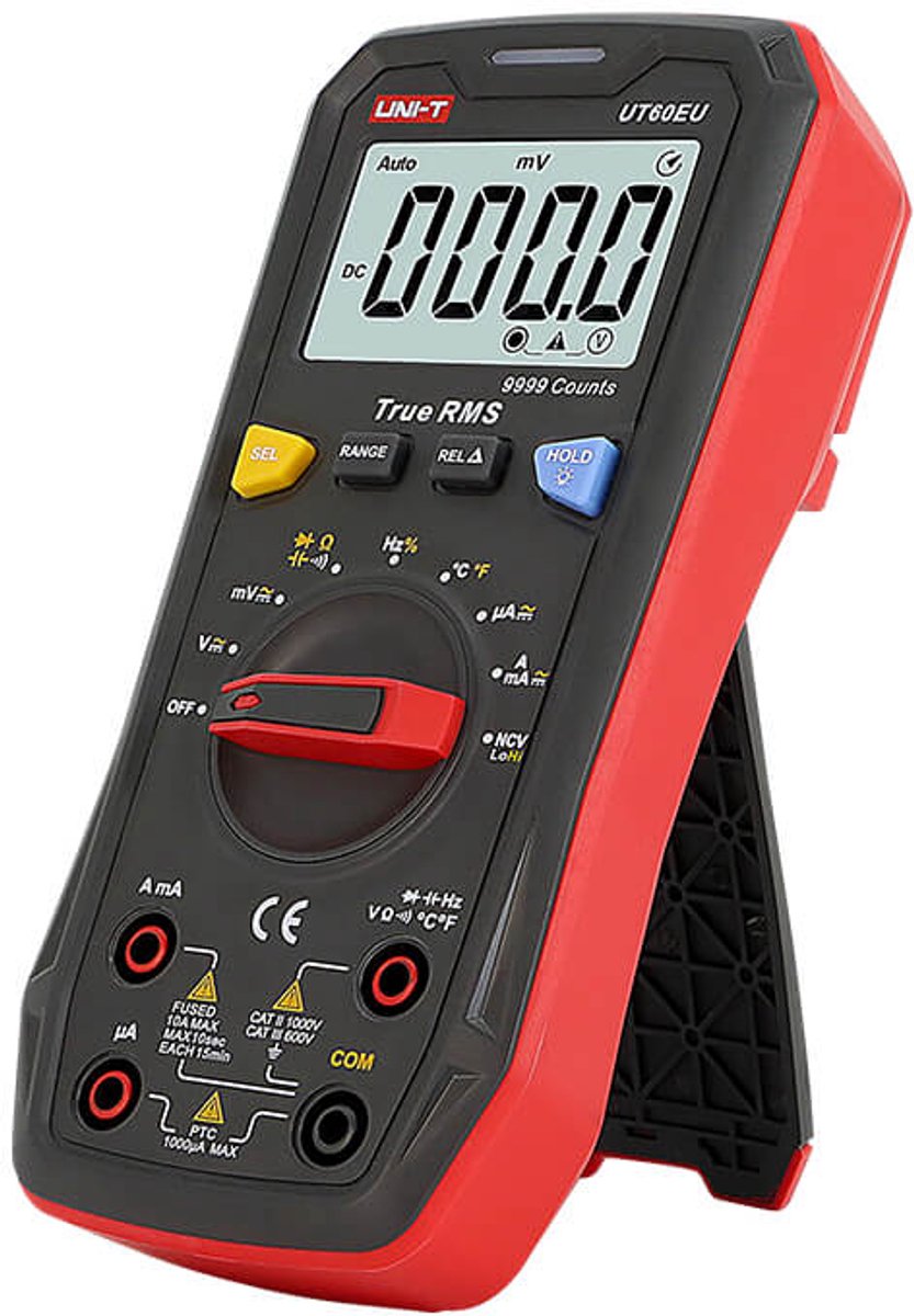 Uni-t UT60EU – multimètre numérique – valeur efficace vraie – 9999 points – cat III 600 V