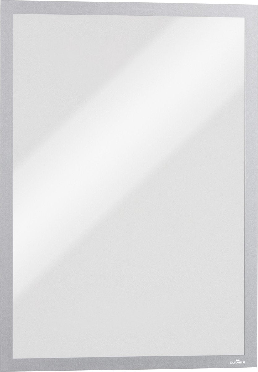 Cadre magnétique durable | din a3 argent | magnétique | 5 pièces en sachet - 486823 486823