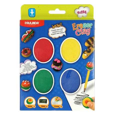 Paulinda kit d'artisanat pour fabriquer des gommes, 4 pcs