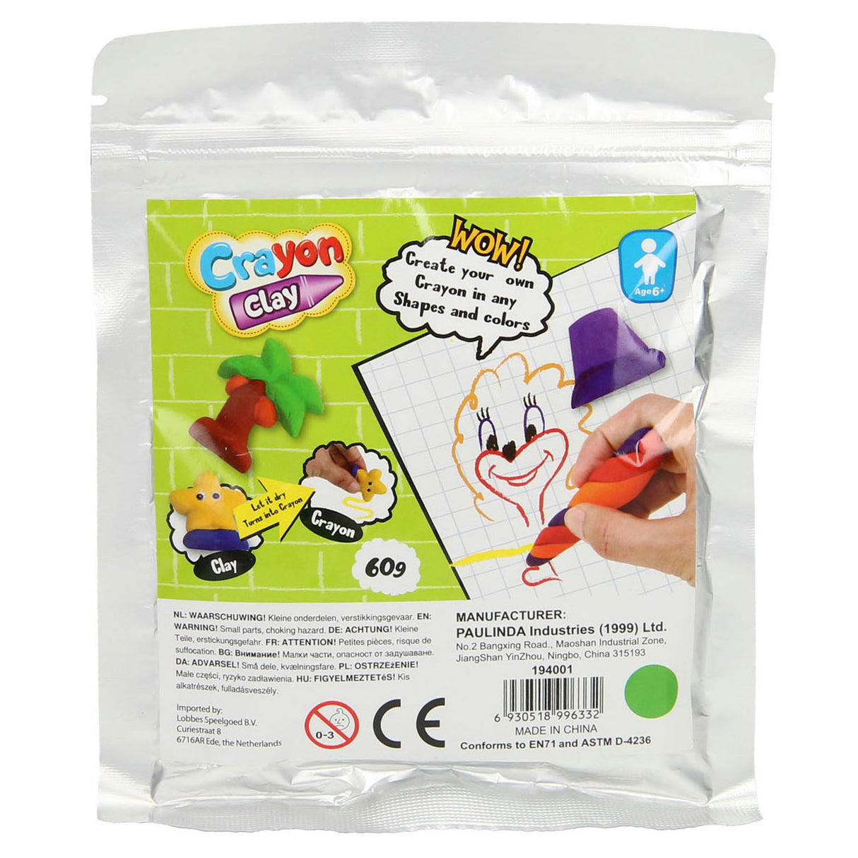 Paulinda fabrique tes propres crayons de couleur - vert