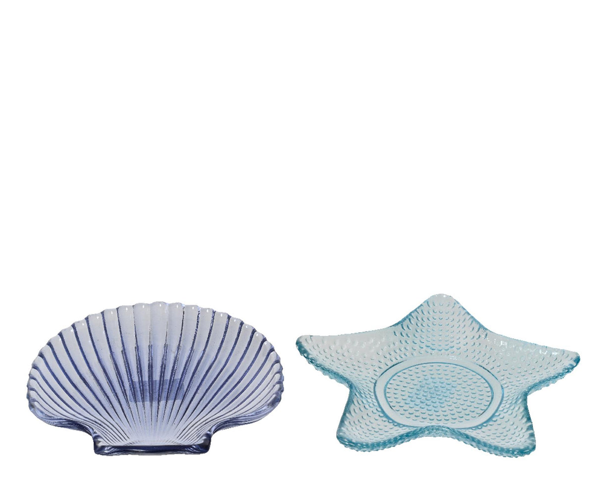 Assiette verre Decoris ø14cm coquille ou étoile