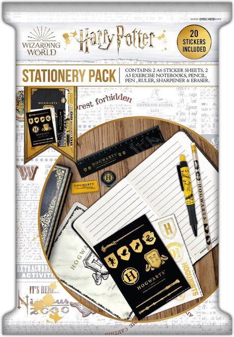 Blue Sky Studios Harry Potter - Poudlard - set d'écriture avec papier