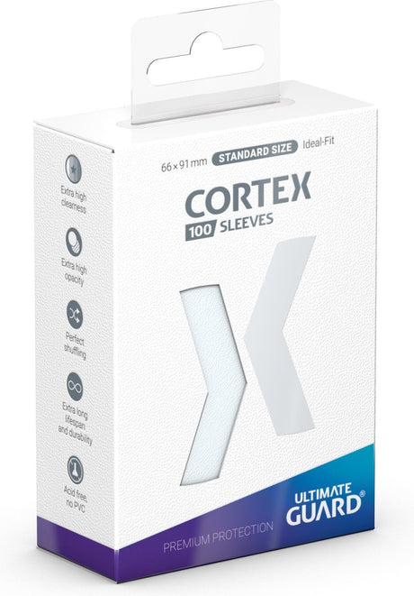 Manchons cortex Ultimate Guard taille standard (100) - transparents