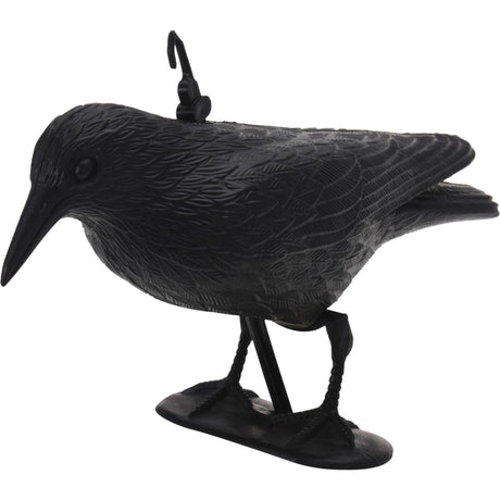 Épouvantail corbeau de jardin Pro noir | 6 pièces