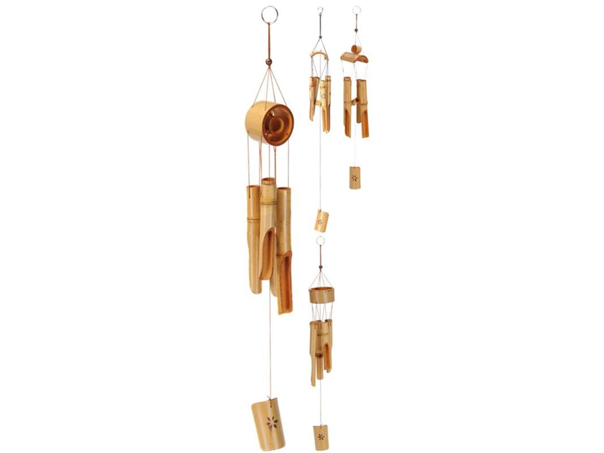 Carillon de jardin Pro en bambou 6x10x75cm