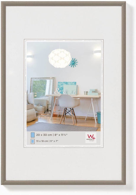 Walther new lifestyle - cadre en plastique - format photo 29,7x42 cm (din A3) - acier