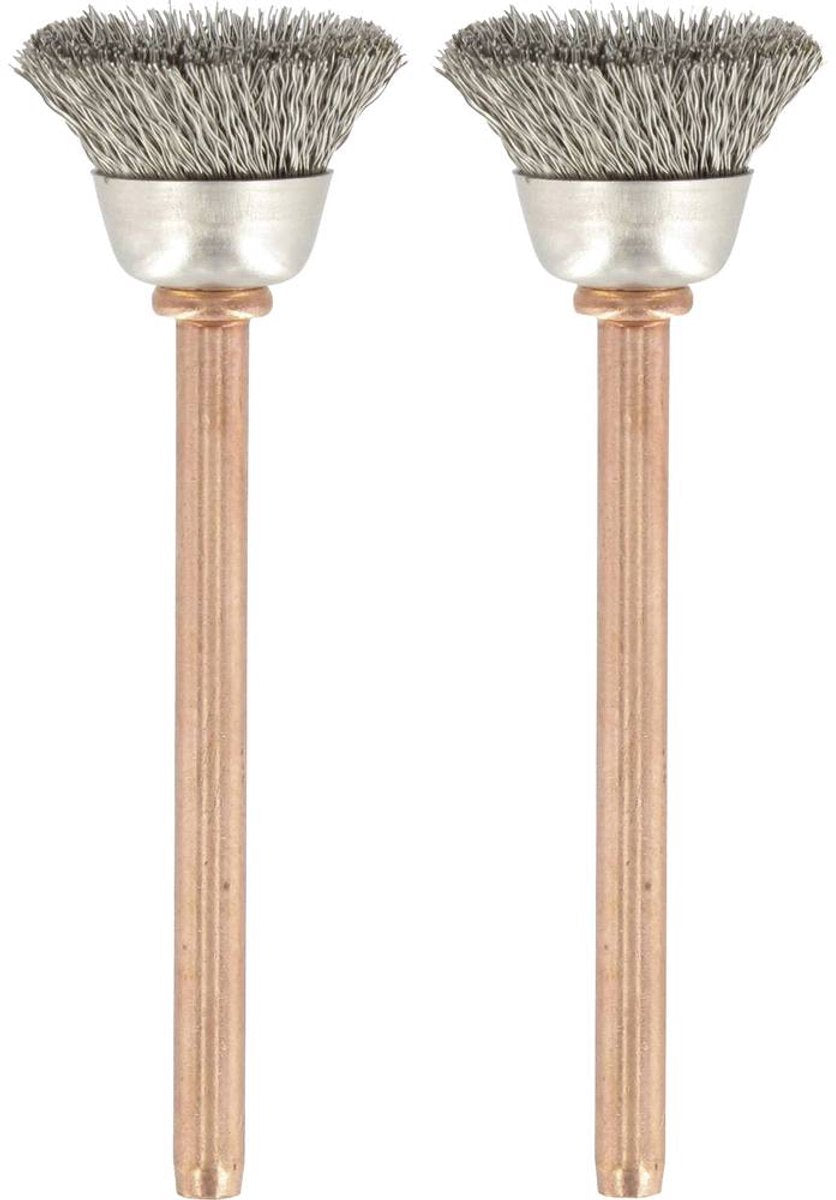 Brosse en acier inoxydable Dremel 531 - ø de travail 13,0 mm - 2 pièces