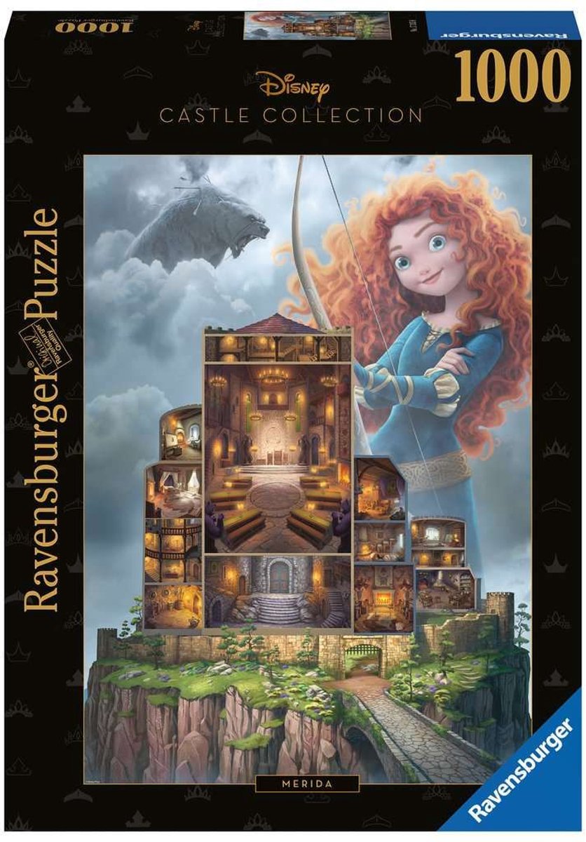 Ravensburger puzzle Châteaux Disney : Mérida - puzzle - 1000 pièces