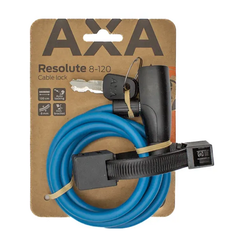 Axa câble antivol résolu 8-120 - bleu