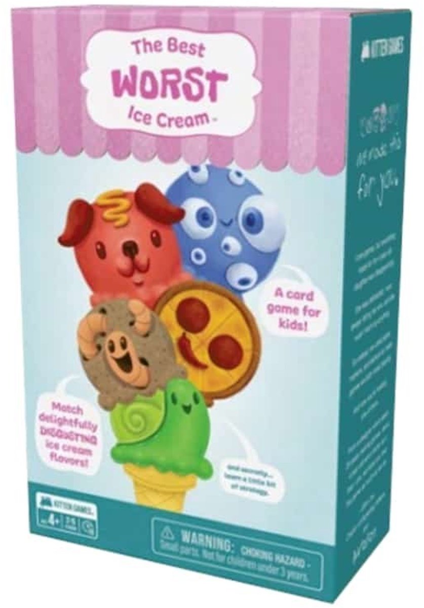 Chatons explosifs, la meilleure glace la plus sale - Jeu de cartes néerlandais