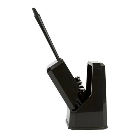 Euro products brosse de toilette euro plus support noir