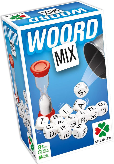 Mélange de mots tactique – jeu de dés – jeu de mots – jeu de langage rapide avec dés de lettres – éducatif et passionnant – jeu familial – 1 à 8 joueurs – à partir de 8 ans