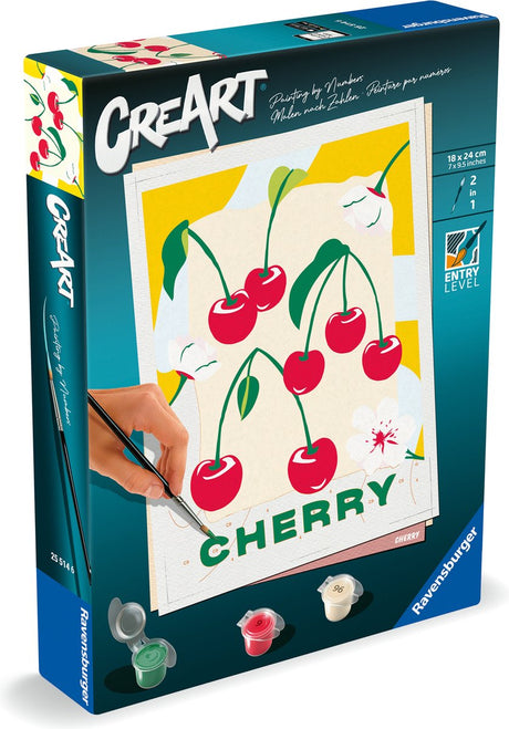 Peinture créative par numéro Ravensburger - cerise
