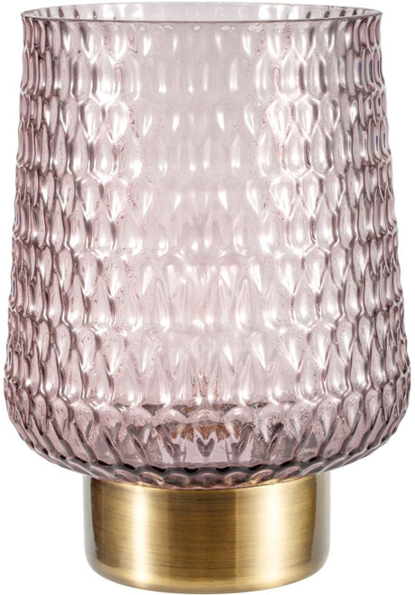 Lampe de table LED à pile Pauleen - e27 - blanc chaud 2700k - 30 lm - 0,8w - salon chambre - glamour étincelant - laiton marron