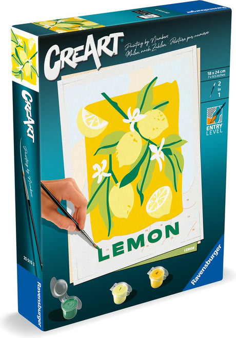 Peinture créative par numéro Ravensburger - citron vert