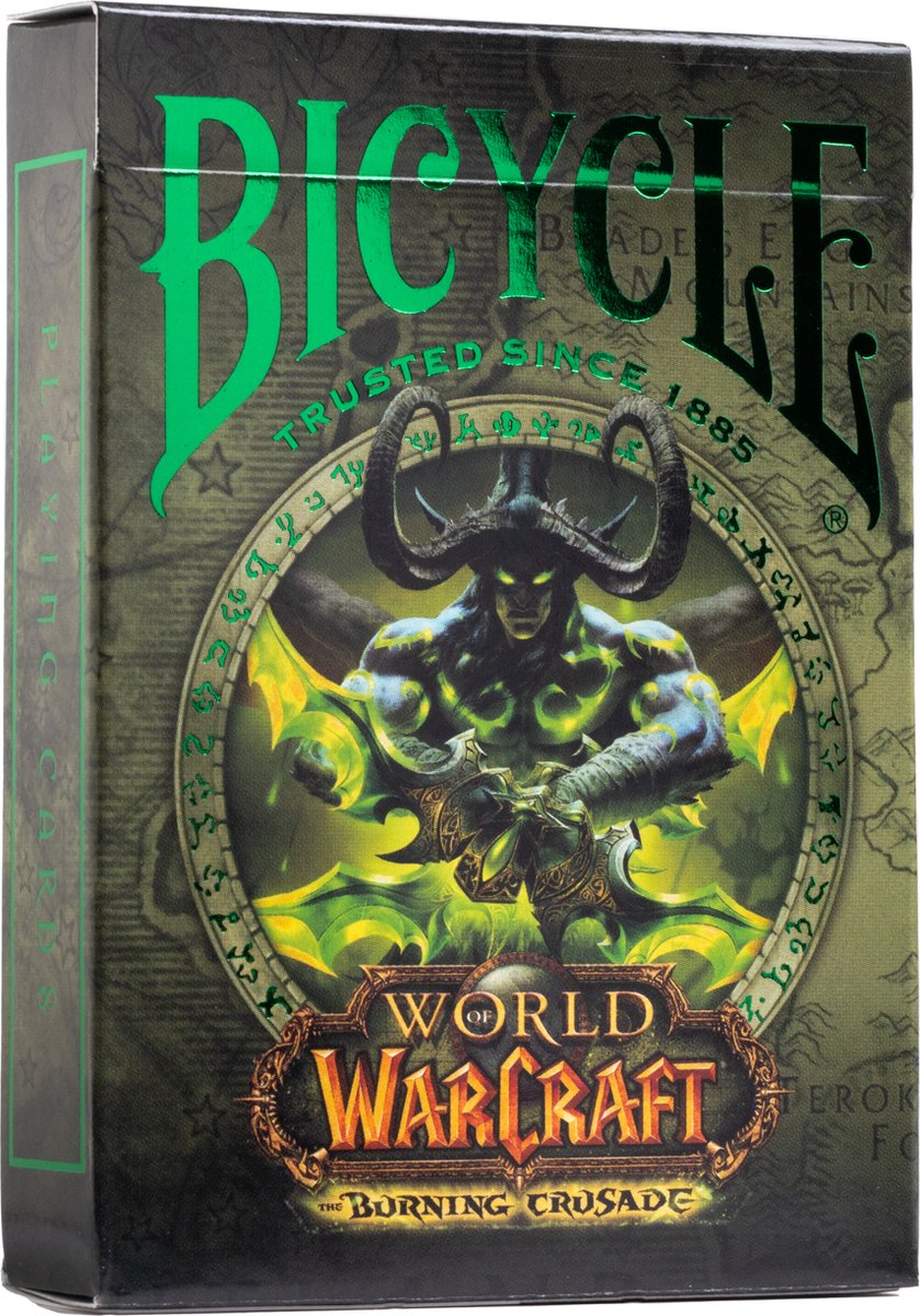 Bicycle World of Warcraft Burning Crusade - Cartes à jouer premium - Ultimates - Poker - Objets de collection - Marchandises de jeux