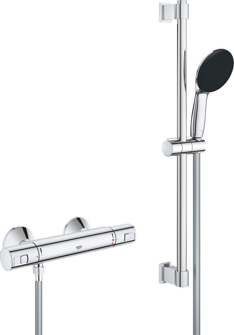 Ensemble de douche Grohe Quickfix Precision Start - économie d'eau - chrome