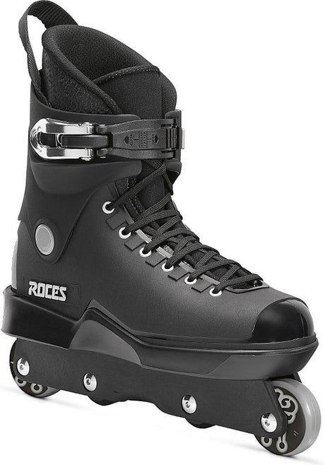 Patins de cascade Roces m12 ufs noirs – adultes – cadre ufs coque à fort impact – taille 45