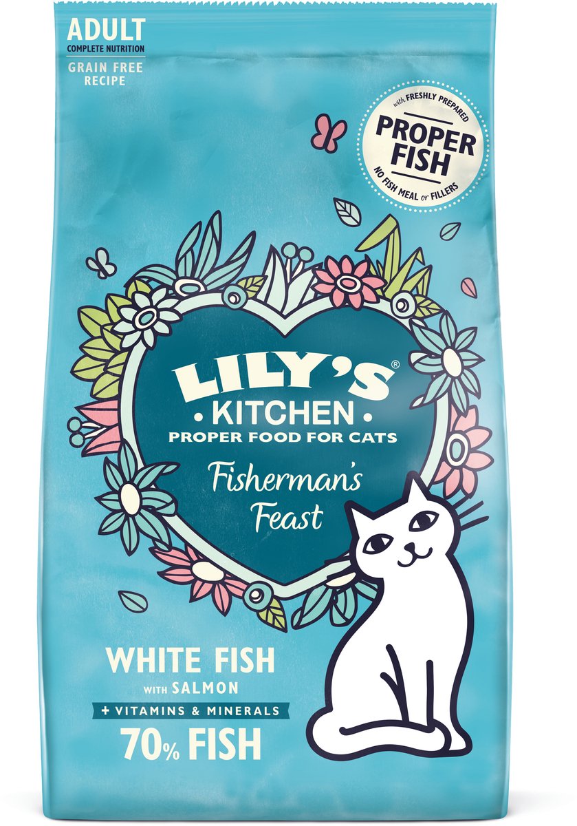 Lily's Kitchen - Nourriture pour chats au poisson du festin du pêcheur