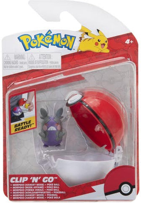 Pokémon Pokémon - Clip 'n' Go - Morpeko (mode Hangry) + Pokeball