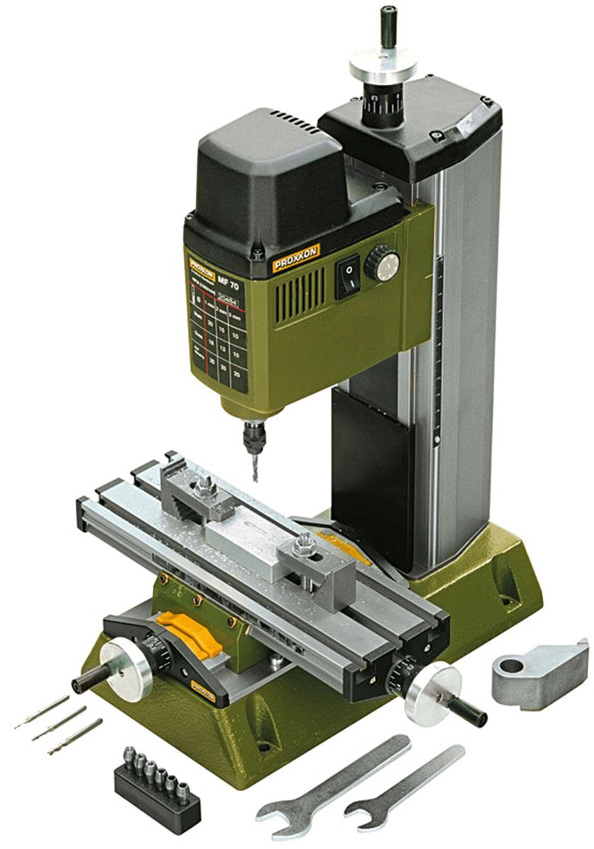 Proxxon micromot mf 70 - micro fraiseuse - 230v - guide sans jeu
