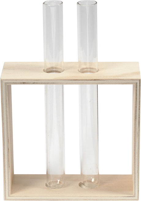 Creativ Company Rack en bois avec tubes à essai, 3dlg.