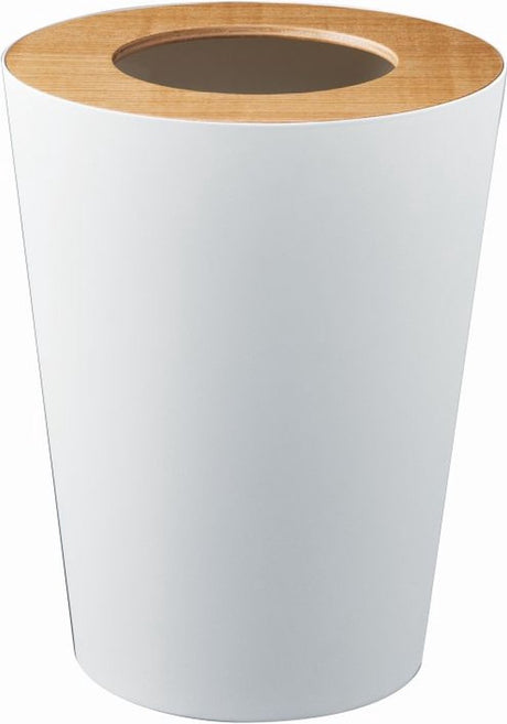 Poubelle Yamazaki - ronde - rin - blanc