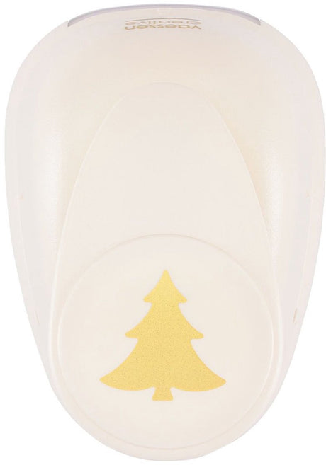 Vaessen creative pons - figuurpons - dennenboom - 3,2 x 3,4 cm