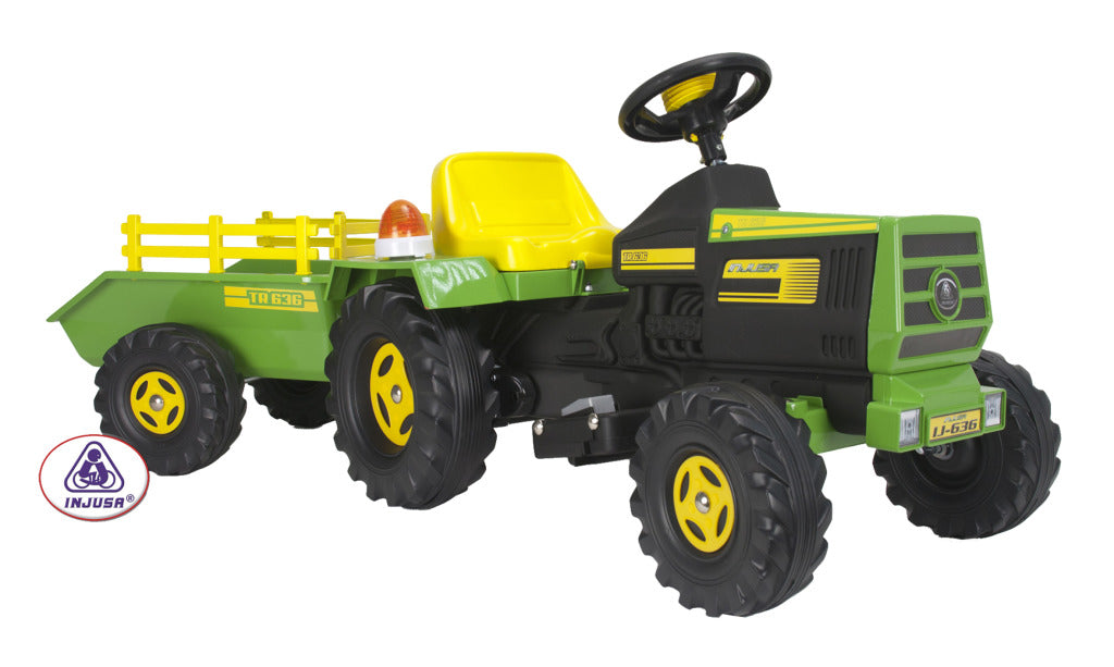 Tracteur de batterie injusa 6v 136x52x50cm