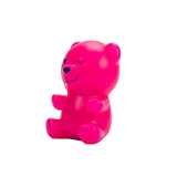 Jiggly pets gummymals ours en gomme 12 cm + rose clair et sonore
