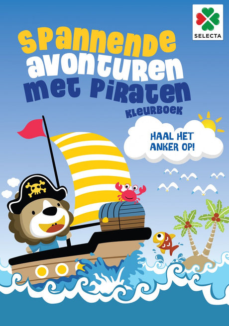 Livre de coloriage Selecta : aventures passionnantes avec des pirates
